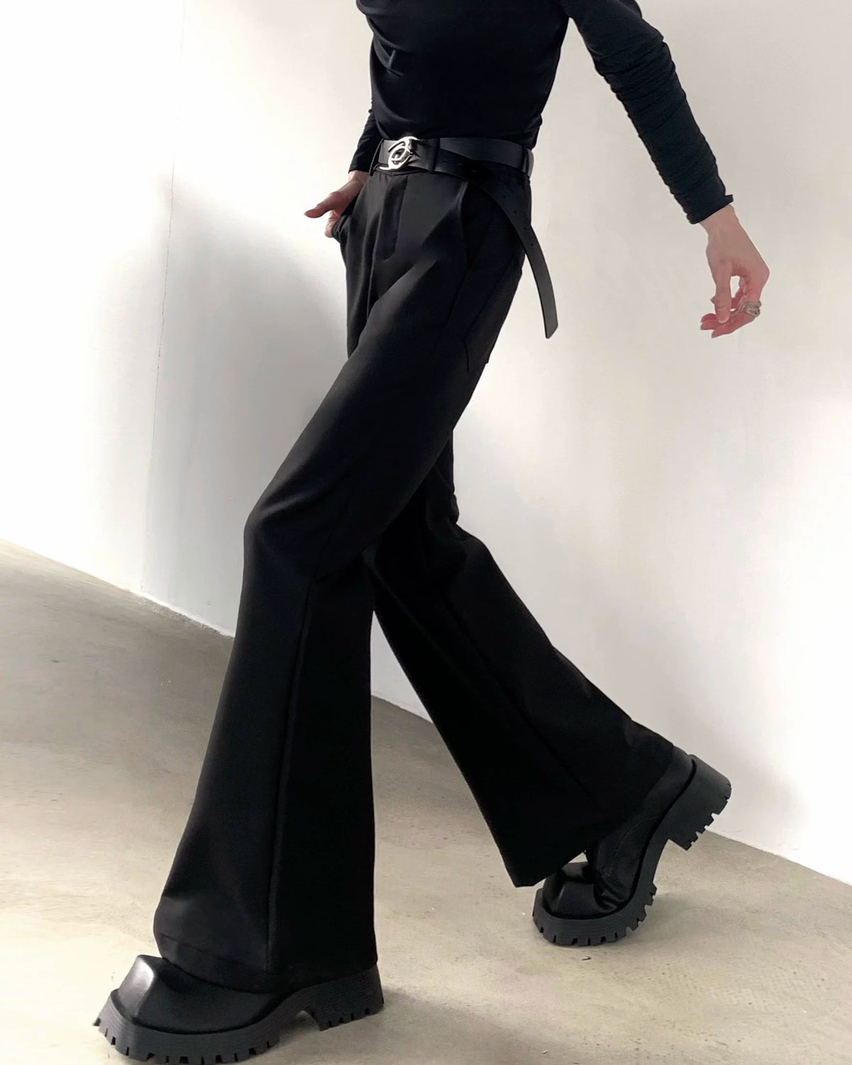 ロングレングスフレアスラックス10158