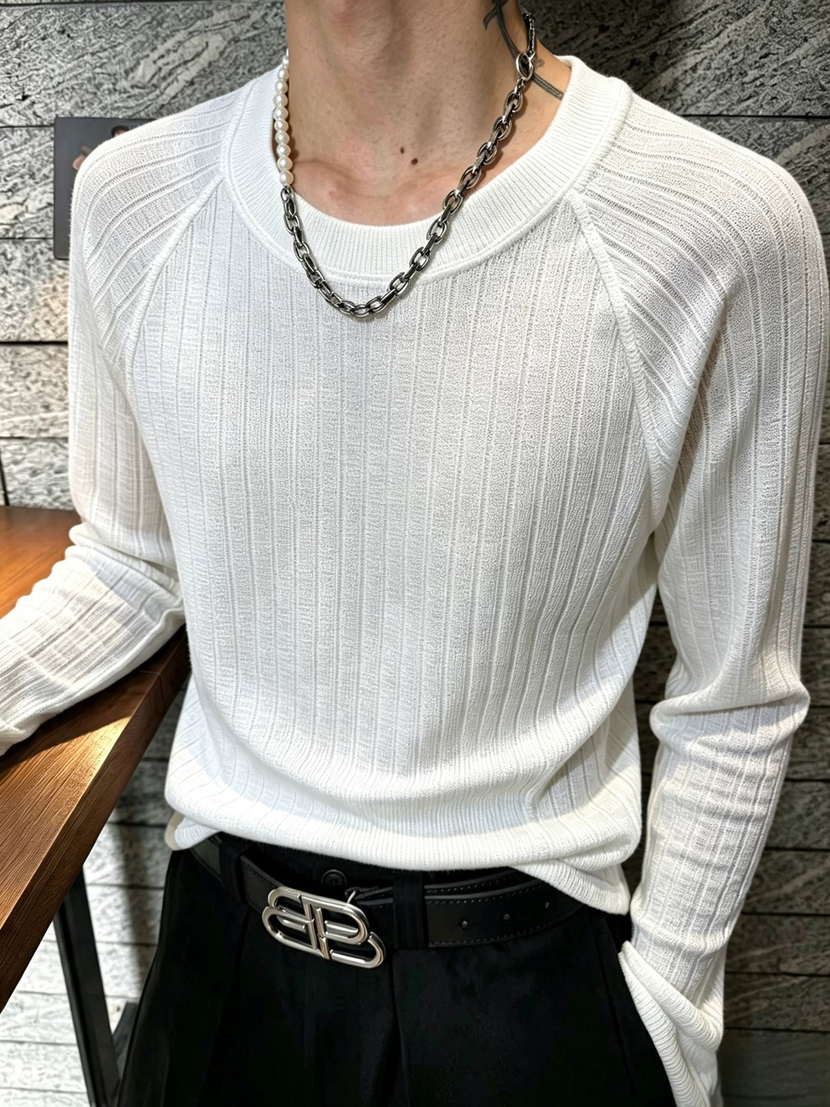 タイトシンプルTシャツ10130