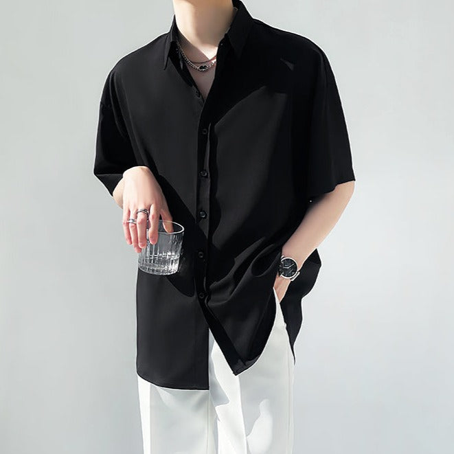 シンプルシフォンサマーシャツ 10040