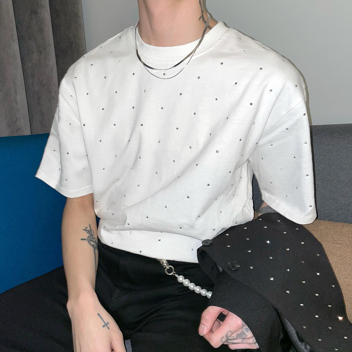 コリアンラメTシャツ10041
