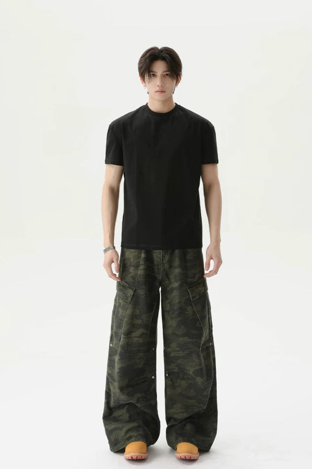 シンプルオーバーTシャツ10084