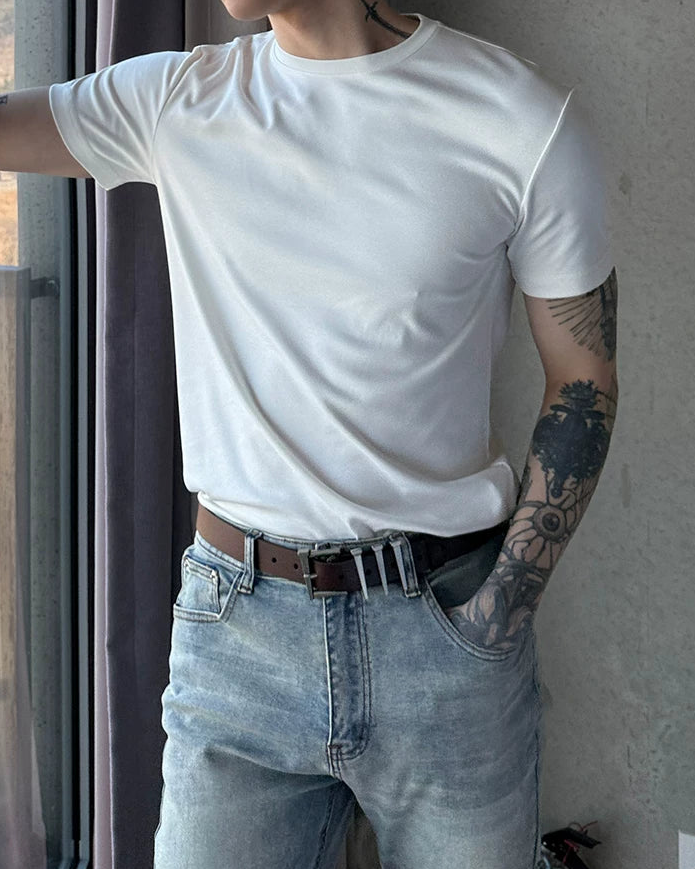 モードシンプルTシャツ 10031
