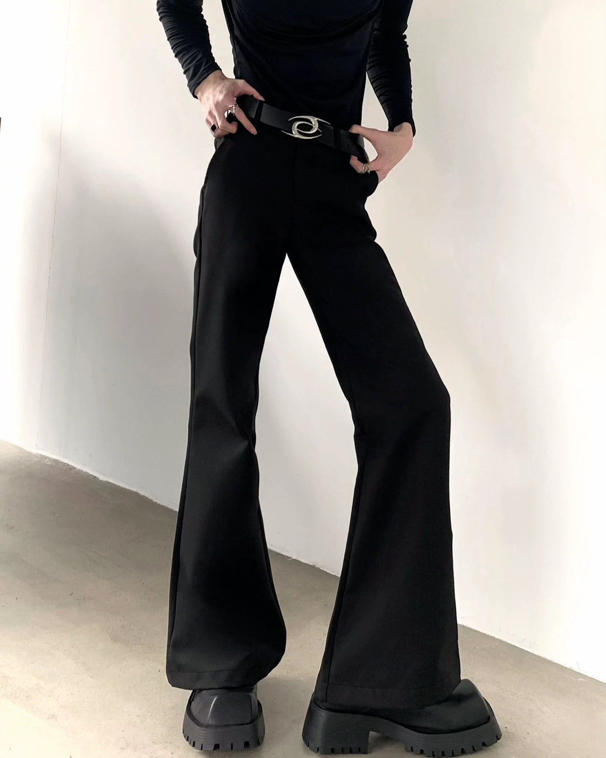 ロングレングスフレアスラックス10158
