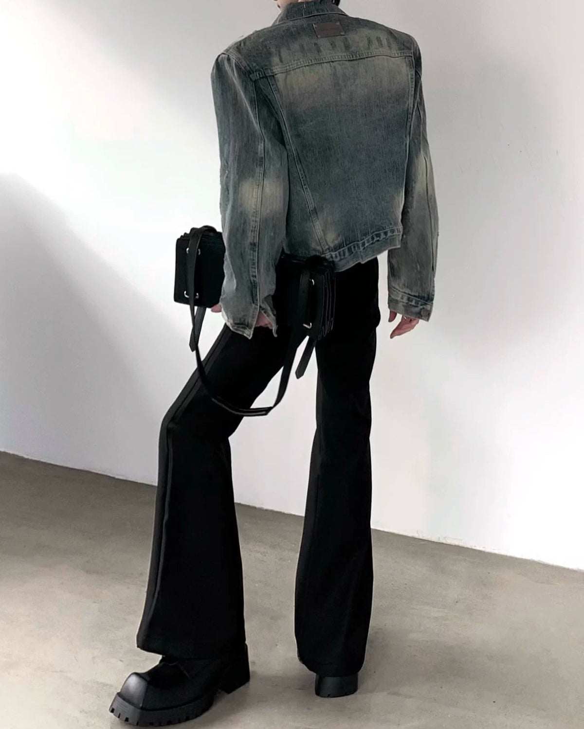 ロングレングスフレアスラックス10158